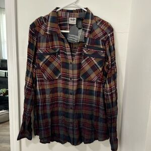 HARLEY DAVIDSON PLAID SHIRT NWT SIZE 1W